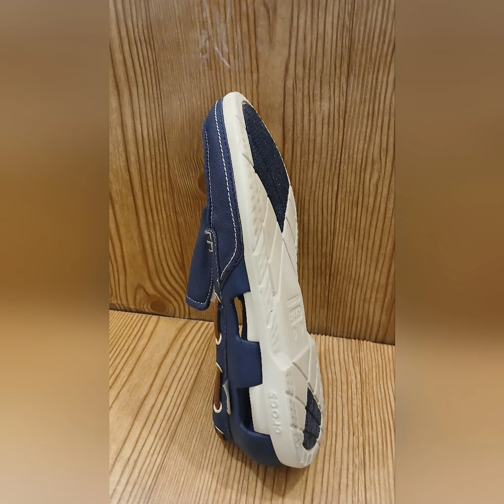 Crocs Men's Blue Casual Loafers - Picture 9 of 16